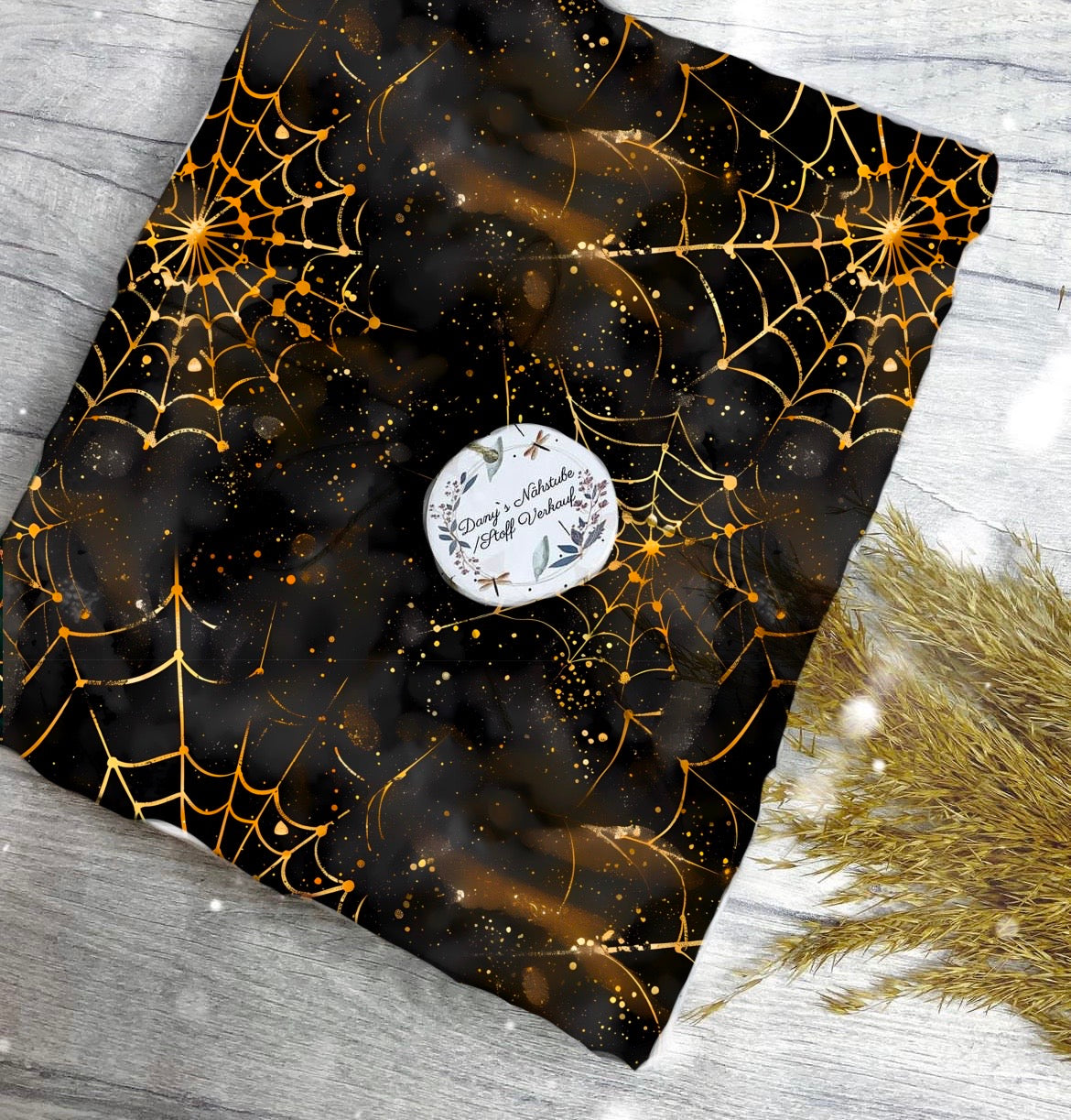 Gold Spinnennetz  Halloween Aktuelle Vorbestellung